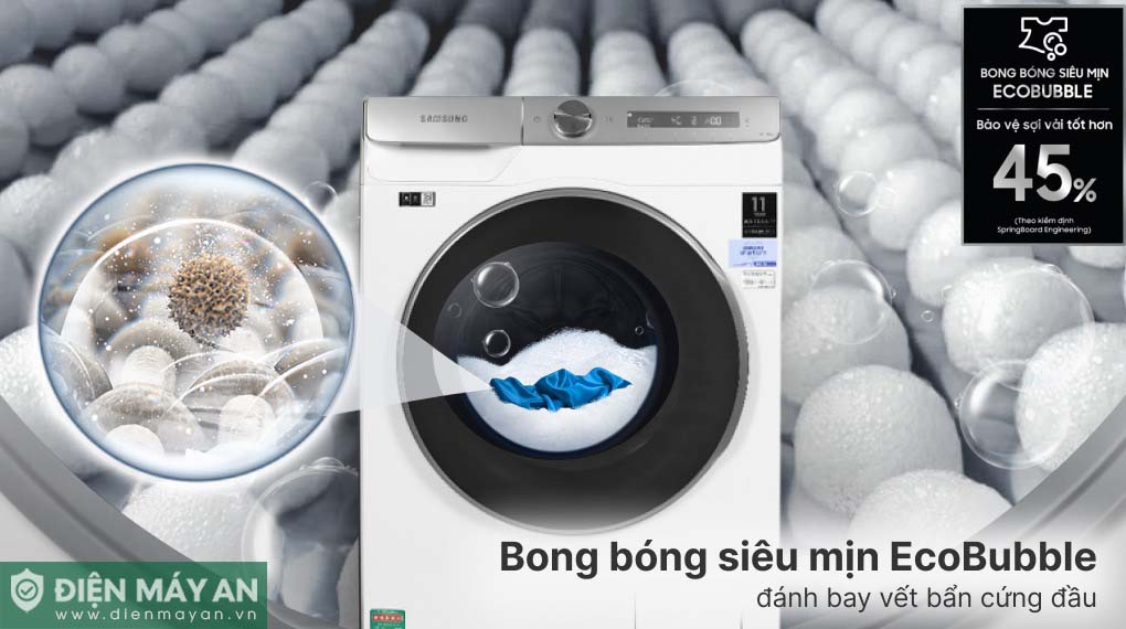 Máy Giặt Samsung Inverter 10kg WW10TP44DSH/SV